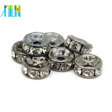 Excellent Quality Black Lead Crystal Beads Jewellery Rhinestone Spacer Beads Wholesale